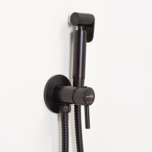 Гигиенический душ со смесителем WasserKRAFT  A70638 черный - фото 5