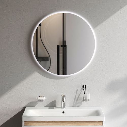 Зеркало с подсветкой Am.Pm X-Joy M85MOX40651S 70х70 подвесное - фото 2