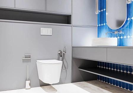 Унитаз подвесной Veconi Ruga VRU-52T белый с сиденьем микролифт безободковый смыв торнадо