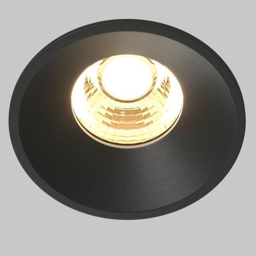 Светильник встраиваемый Maytoni Technical Round DL058-7W2.7K-B - фото 2