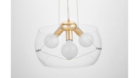 Люстра подвесная Lumina Deco Globo (Глобо) LDP 6018-400 PR+F.GD