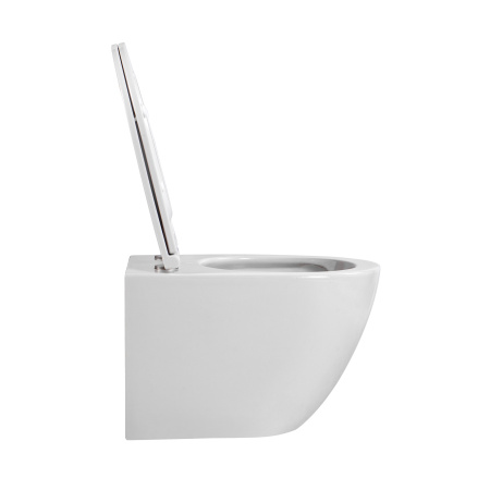 Унитаз подвесной Aquatek ЕВРОПА AQ1900T-00 белый с сиденьем микролифт безободковый смыв торнадо