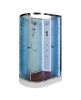Душевая кабина AvaCan EM1512RNLED+GM 120х80 асимметричная без крыши ориентация правая