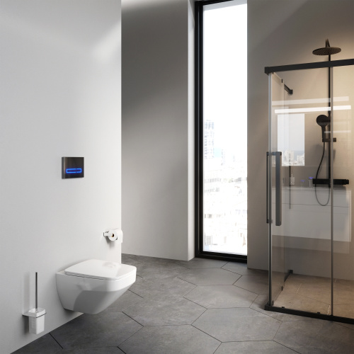 Унитаз подвесной Am.Pm Inspire V2.0 C50A1700SC белый глянцевый с сиденьем микролифт безободковый каскадный смыв - фото 4