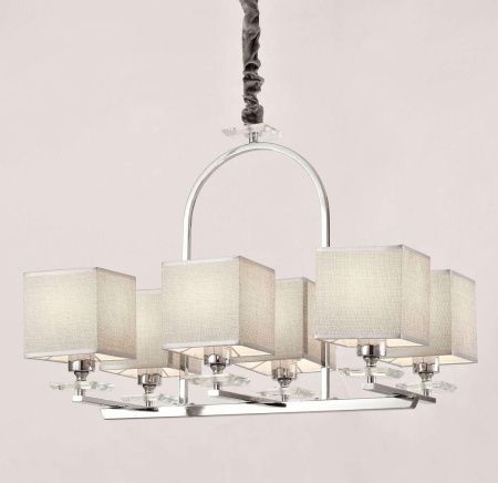 Люстра подвесная Lumina Deco Liniano (Линиано) LDP 17100-6 CHR