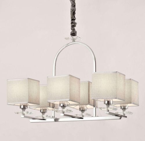 Люстра подвесная Lumina Deco Liniano (Линиано) LDP 17100-6 CHR - фото 2