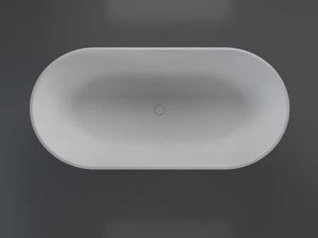 Ванна из искусственного камня Vincea Solid Surface VBT-4S04MW 170х80 отдельностоящая овальная