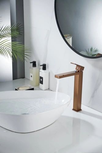 Смеситель для раковины Knotlor STABLE KN-24/RB на столешницу бронза - фото 4