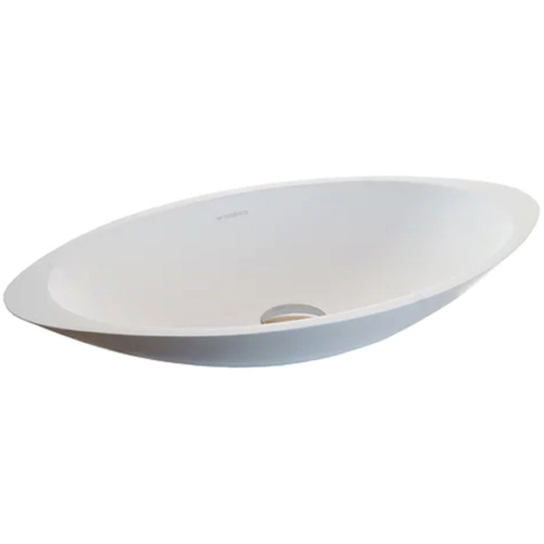 Раковина из искусственного камня MonteBianco Gondola Tre 13043 60х35 накладная цвет белый матовый без отверстий под смеситель - фото 3