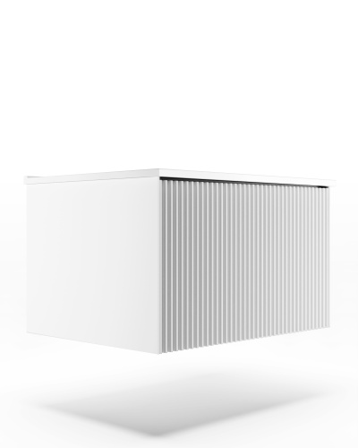 Тумба под раковину La Fenice Terra FNC-01-TER-B-60 59х45х35 подвесная цвет белый матовый - фото 4