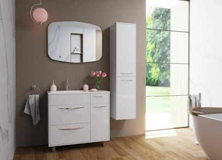 Тумба с раковиной Эстет Barcelona ФР-00003599 90х40 напольная цвет белый