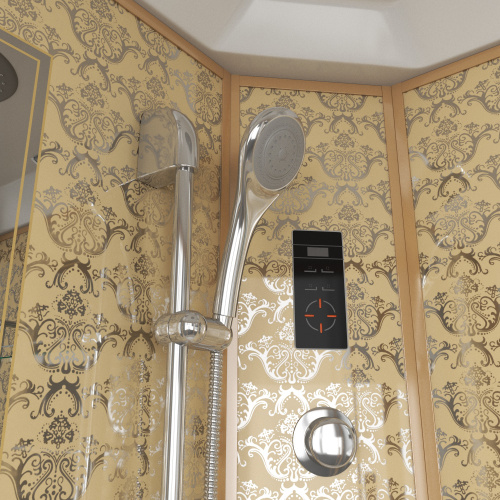Душевая кабина Niagara Luxe 7744G 120х120 четверть круга - фото 3