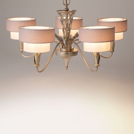 Люстра подвесная Maytoni Lillian House H311-05-G