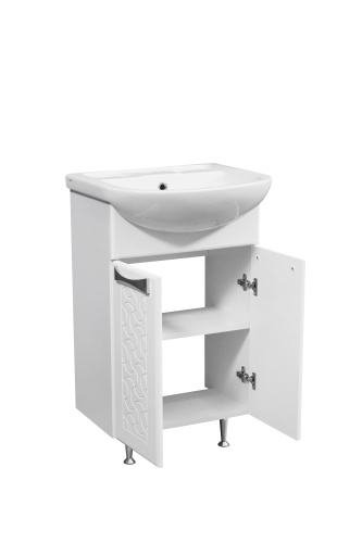 Тумба под раковину Stella Polar Ванда SP-00000200 47х29х82 цвет белый - фото 4