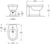 Биде напольное Kerama Marazzi POMPEI PO.bidet.01 цвет белый