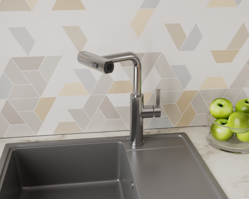 Смеситель для кухни Rush Tinos TI3732-18 на столешницу сатин - фото 3