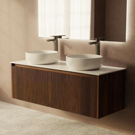 Тумба с раковиной ArtDecco Camilla (Камилла) ACM12W22D300 120х50 подвесная цвет коричневый
