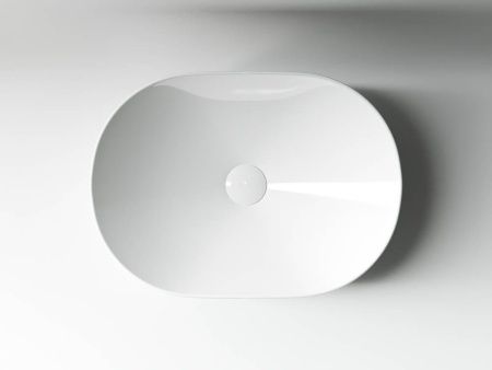 Раковина из сантехнического фарфора Ceramica Nova ELEMENT CN5010 50х40 накладная цвет белый без отверстий под смеситель