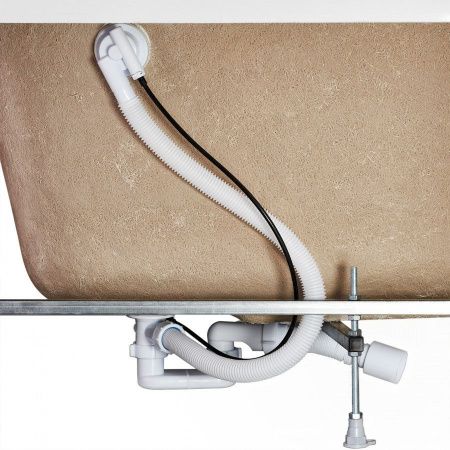 Ванна акриловая Santek Эдера 1WH111995 170х110 пристенная асимметричная без каркаса