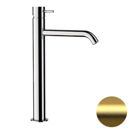 Смеситель Daniel Tokyo TK607BDP на раковину брашированное золото