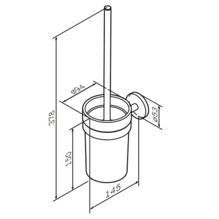 Ершик Am.Pm X-Joy A85A33344