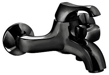 Смеситель для ванны Emmevi Ares 76001/NEO настенный черный матовый