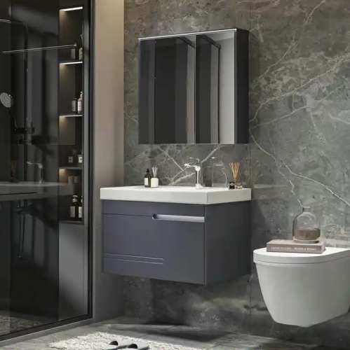 Комплект мебели: тумба + раковина + шкаф-зеркало Cerutti SPA OGLIO 80