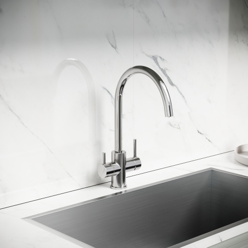 Смеситель для кухни Sancos Taper SC4012BN на мойку никель брашированный - фото 2