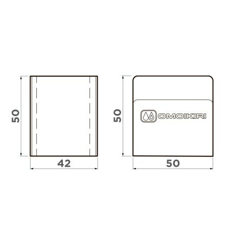 Держатель для губки Omoikiri SH-01-GM 4999124