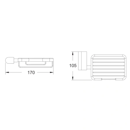 Мыльница Rose RG17H RG1704H