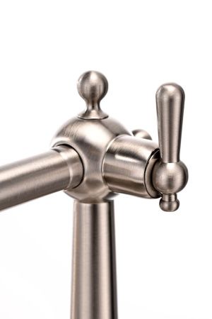 Смеситель для кухни Paulmark RETRO Re213226-BS на мойку никель