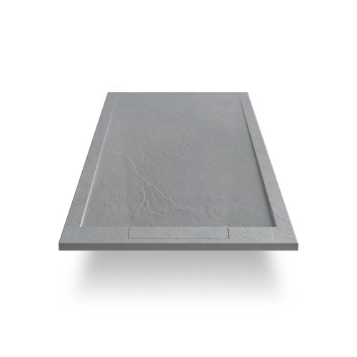Душевой поддон Vincea H25 VST-4SRL8012G 120х80 искусственный камень серый - фото 2