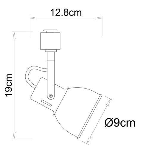 Трековый светильник Arte Lamp Jovi (Джови) A1677PL-1GO - фото 2