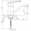 Смеситель Haiba HB07 HB4507-2 на раковину хром