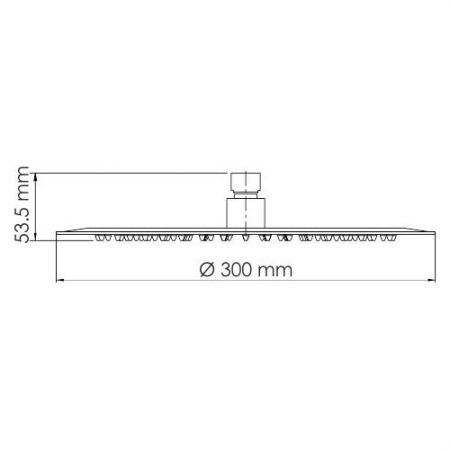 Верхний душ Wasserkraft Aisch 5500 A262 золото