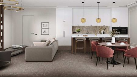 Кварцвиниловая плитка Damy Floor ASCENT LVT LQ8132-2-LVT Макалу толщина 0.25 см 43 класс 912,4х455,2