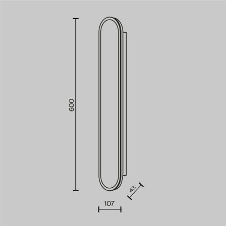 Светильник настенный Maytoni Perlamour MOD429WL-L30BSK