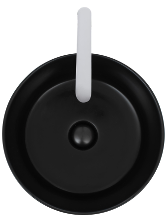 Раковина из сантехнического фаянса WeltWasser WW SK 10000004559 40 см накладная цвет черный