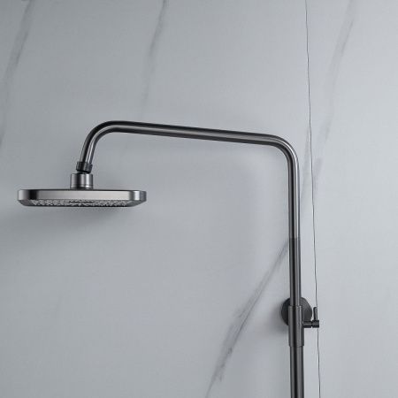 Душевая стойка Raffine F3696T настенная цвет оружейная сталь