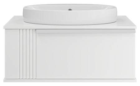 Тумба под раковину Brevita Savoy SAV-09080-0101Я 80х50 подвесная цвет белый