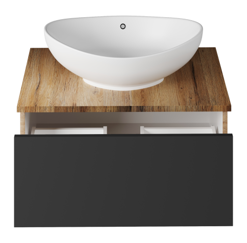 Тумба под раковину Misty Ива П-Ива-01070-481Я 70х45х30 подвесная - фото 3