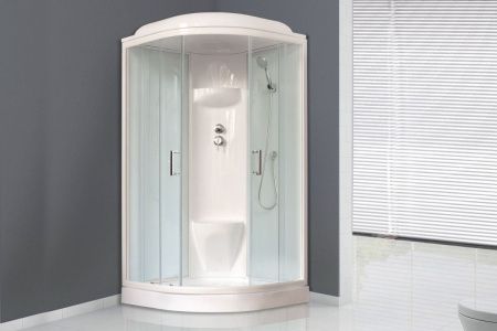 Душевая кабина Royal Bath НК RB100HK6-WT 100х100 четверть круга с крышей ориентация универсальная