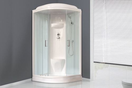 Душевая кабина Royal Bath НК RB90HK6-WT 90х90 четверть круга - фото 2