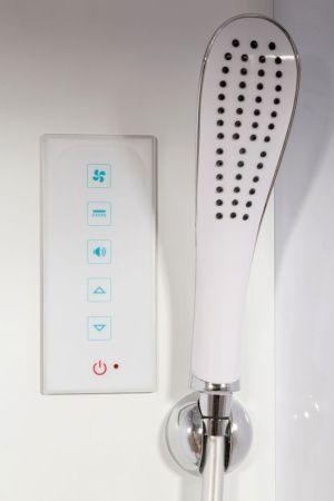 Душевая кабина AvaCan L510GM+EL 100х100 четверть круга с крышей ориентация универсальная