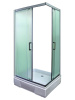 Душевой уголок River MORAVA XL 10000003401 90х70 стекло матовое профиль хром матовый без поддона