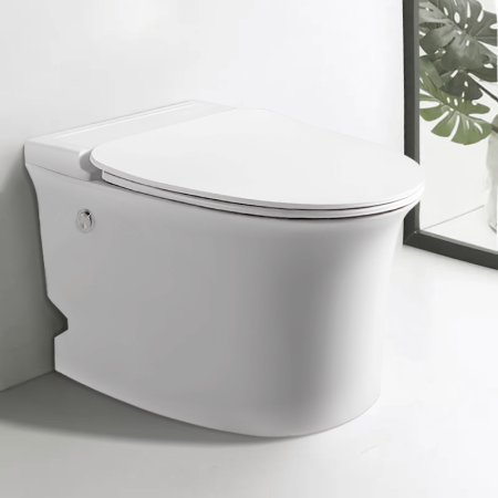 Унитаз приставной Cerutti SPA CT10200 белый с сиденьем микролифт безободковый импульсный смыв