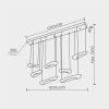 Светильник подвесной Modelux MS.2333.7 BK