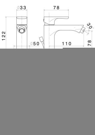 Смеситель Kerama Marazzi OLE 69425KM.M0.071 на биде золото