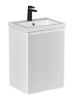 Тумба под раковину Velvex KLAUFS tpKLA.50.2D-616.216 50х40 подвесная цвет белый