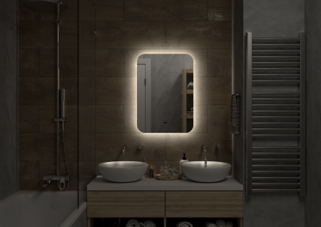 Зеркало Continent Burzhe ЗЛП541 50х70 подвесное